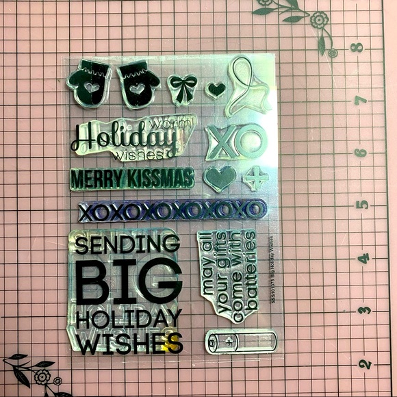« Big Holiday Wishes » Stamp Set by Simon Says - Picture 2 of 3